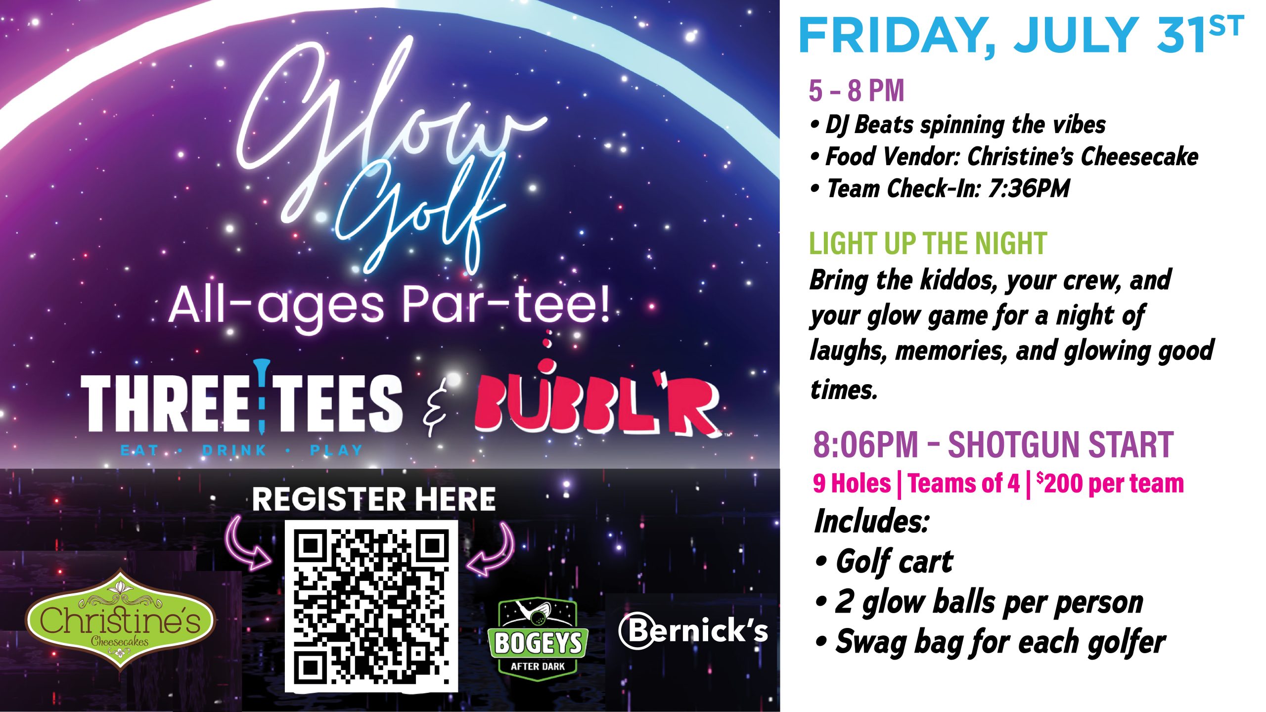 Glow Golf - All Ages